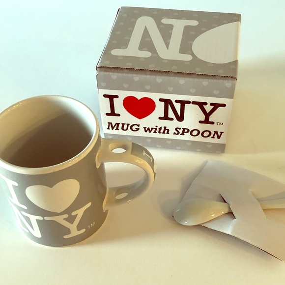 I ❤️NY Mug & Spoon Set - Picture 1 of 6